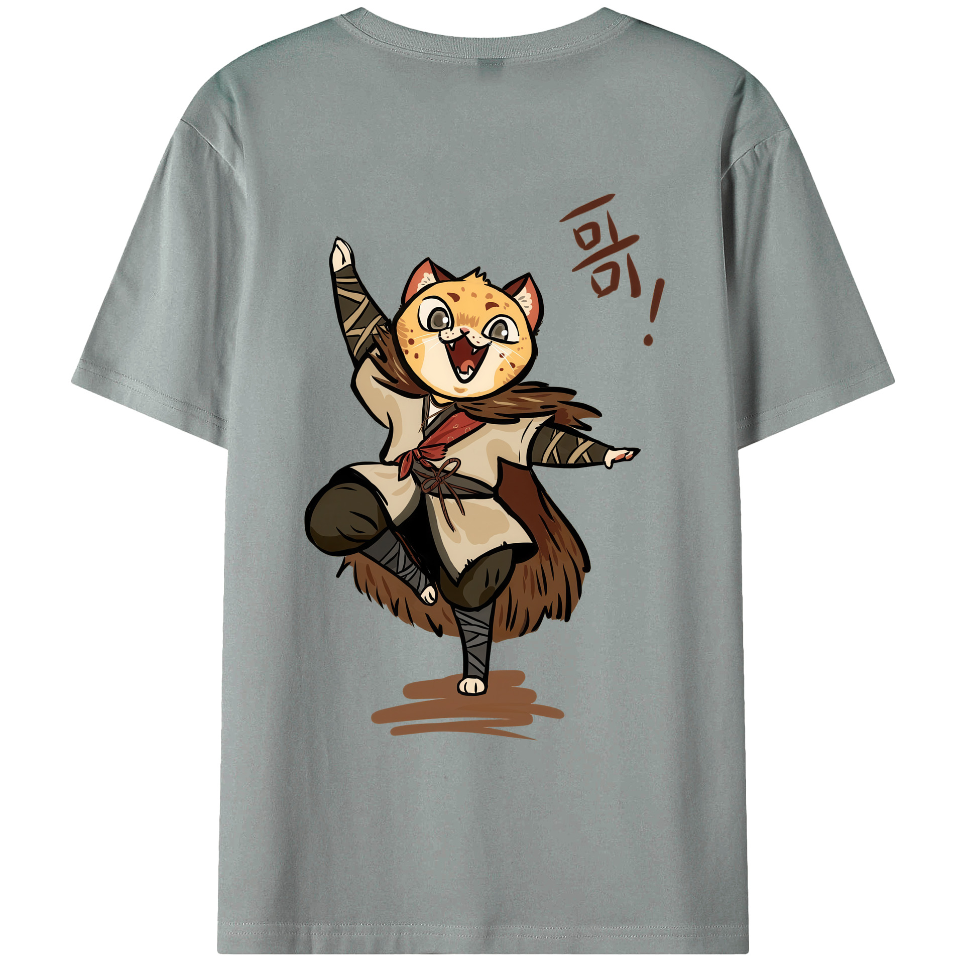 （画像用） Ne Zha 2 ナタ 魔童の大暴れ 綿100％ メンズ半袖Tシャツ（バックプリント） 通気性